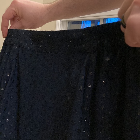 Sparkly navy blue skirt - Picture 6 of 10